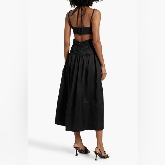 Proenza Schouler Ruched Cut-Out Maxi Dress - Picture 3 of 7